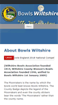 Mobile Screenshot of bowlswiltshire.co.uk